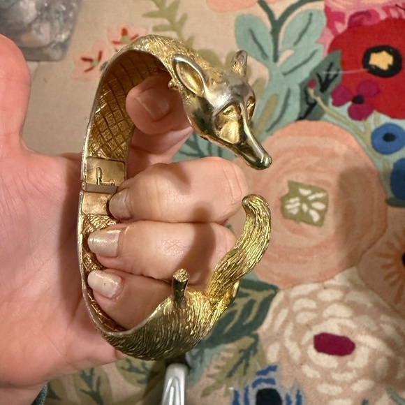 Textured Gold and Silver Bracelet - Picture 11 of 11